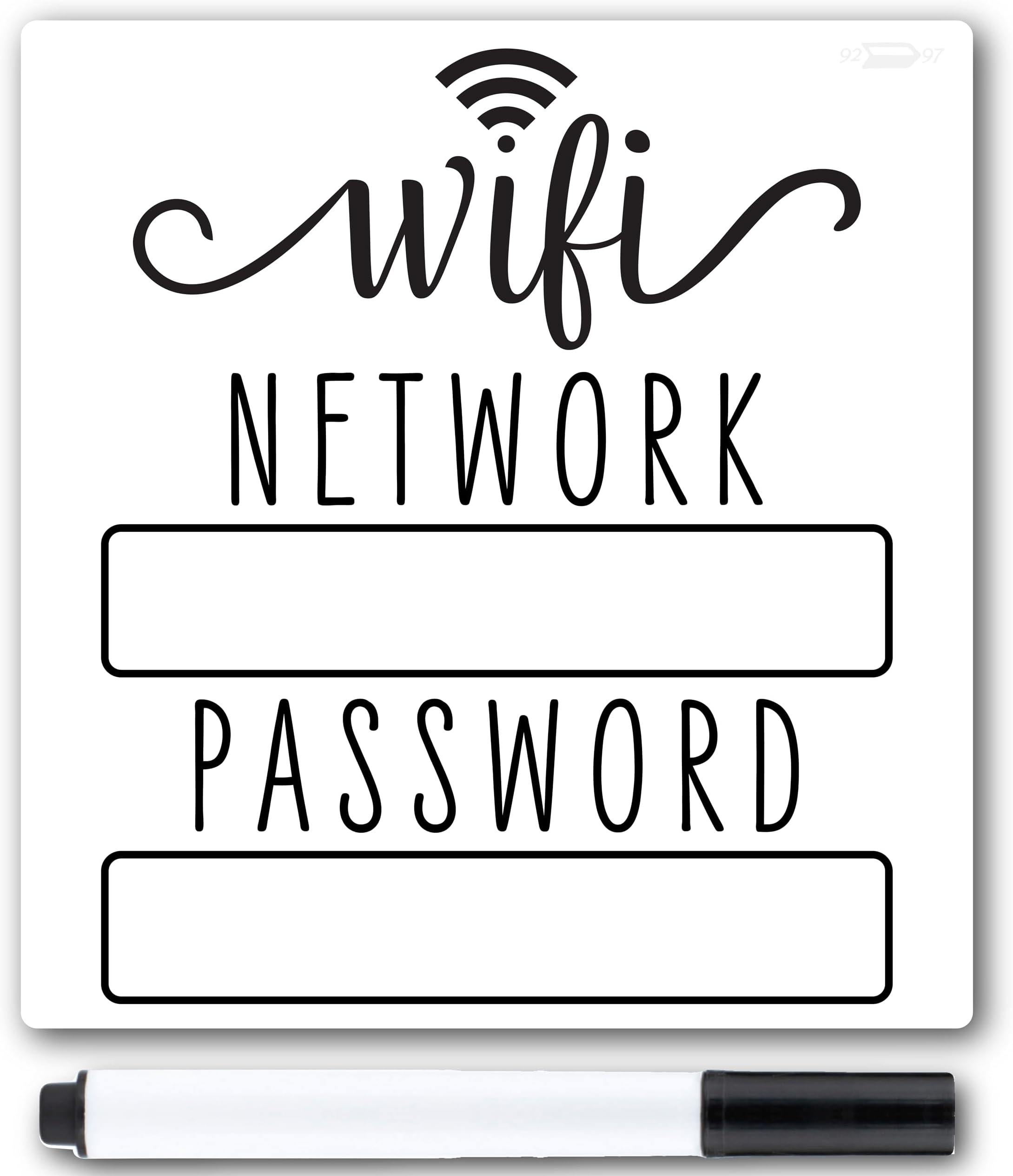 Wifi Password Sign