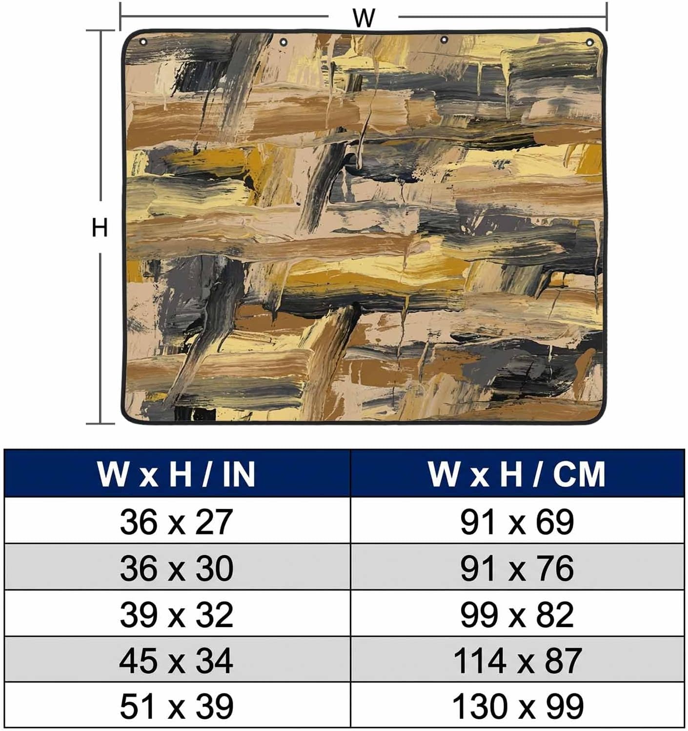 Magnetic Fireplace Cover Ombre Yellow Graffiti Fireplace Screen Decorative Abstract Modern Painting Insulation Fireplace Blocker Save Energy Fireplace Draft Stopper Covers for Living Room 36x30 Inch