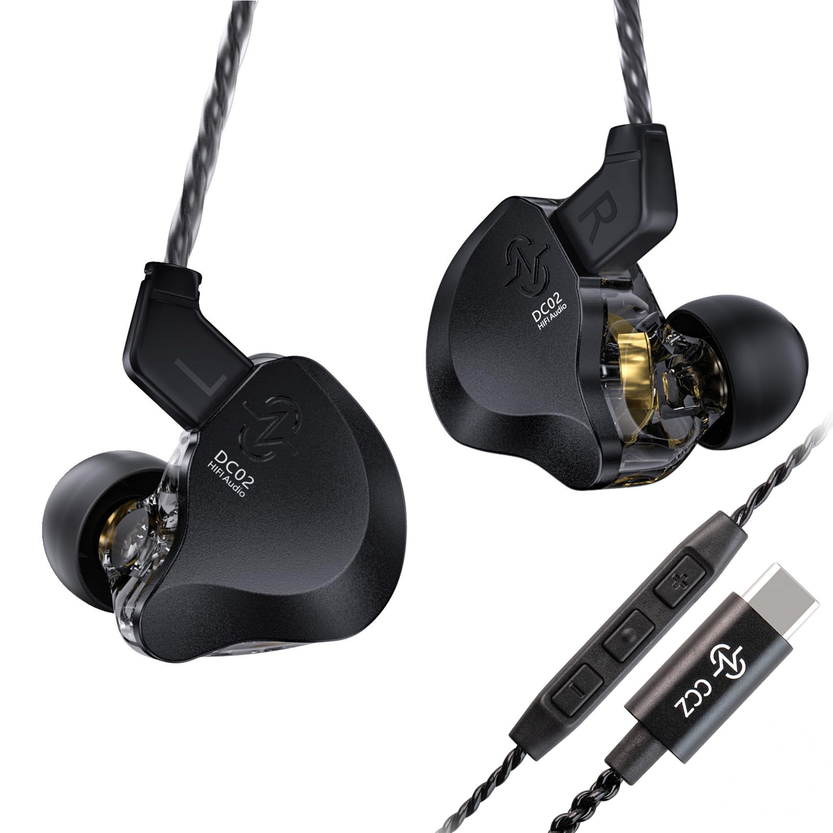 Amazon.co.jp: イヤホン 有線 タイプc CCZ DC02 SOLO type-c イヤモニ