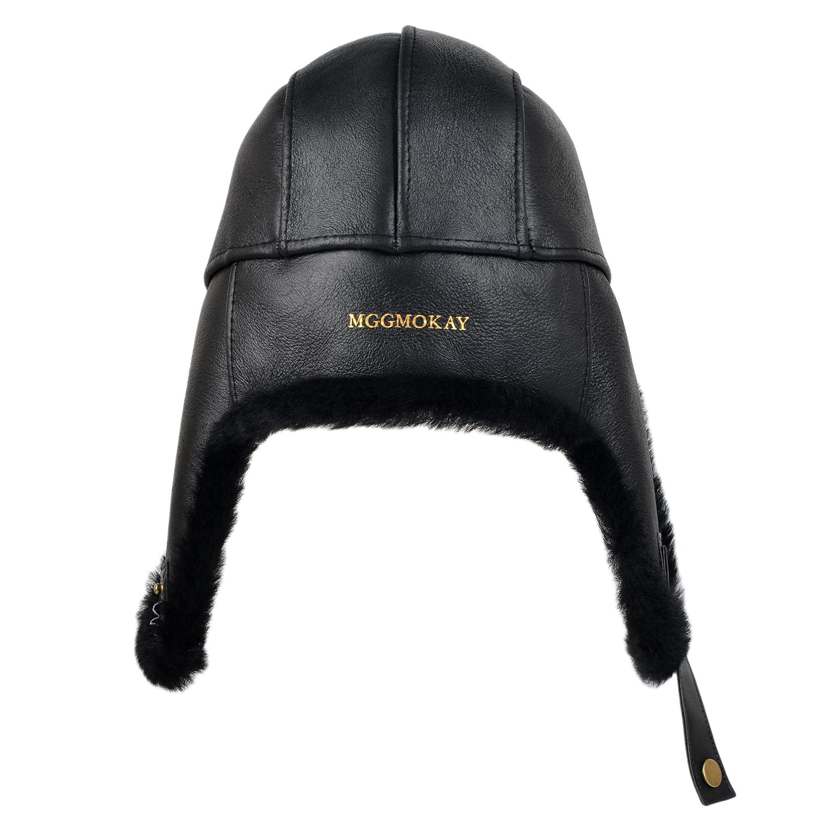 MGGMOKAY Unisex Cappello da Aviatore Cappelli,Russo Cappello con Paraorecchie,Pelliccia Berretto Antivento Invernale