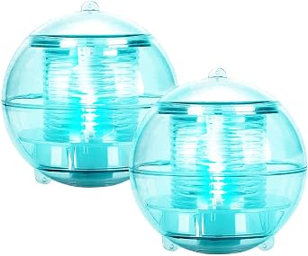 Floating Night Lights Battery Operated Night Light with Multi Color Changing LEDs Upgraded Waterproof Hangable Pool Night Light for Gargen Swimming Pool Tub Party Home Decor