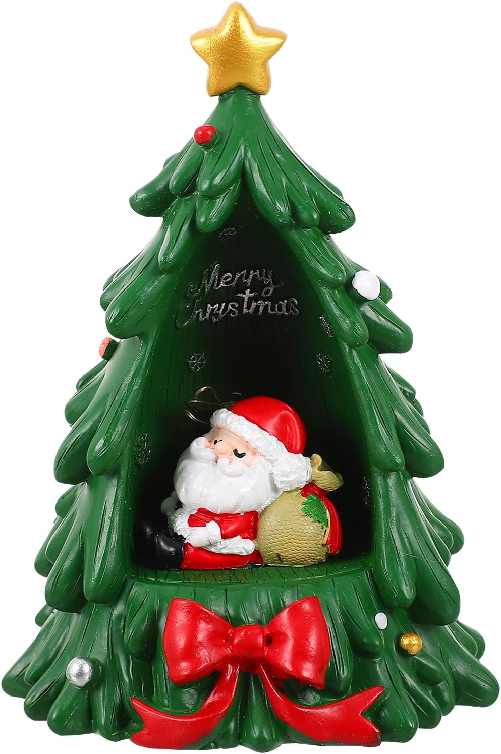 Winomo クリスマスミニチュア装飾eehouseで提供ギフト飾り発光樹脂クリスマスツリーミニチュアdiy妖精庭の装飾 売れ筋ランキング