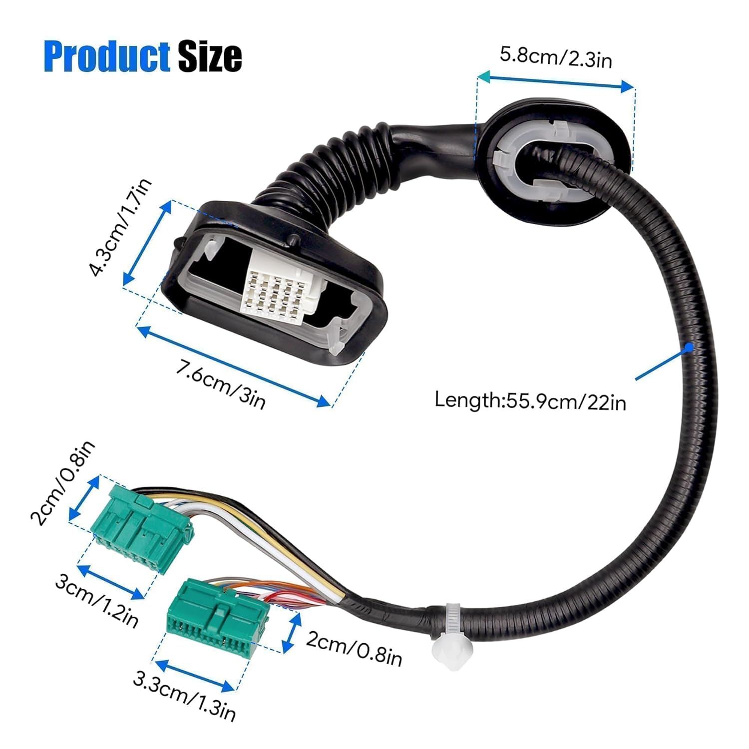 32757-STX-A01 Wire Harness Front Left Driver Side Door Sub Wire Fit for Honda Acura MDX 2010-2013 Replace # 32757STXA01