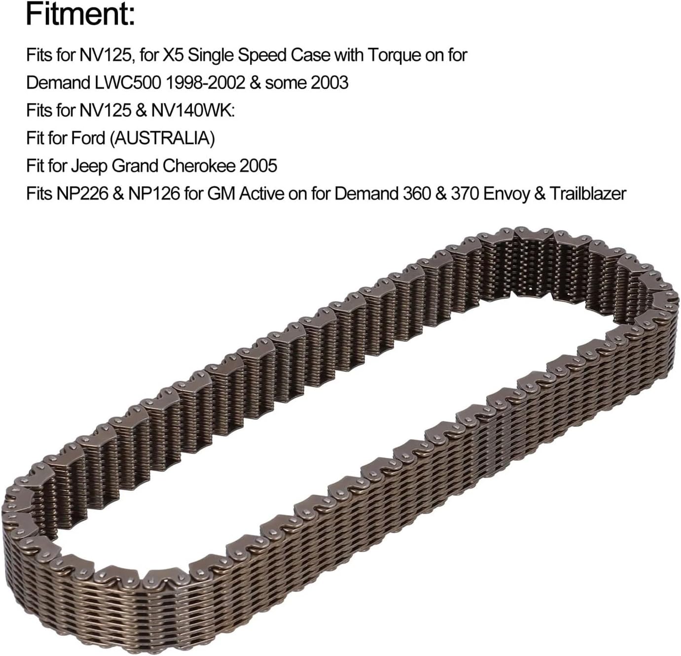 1PC Stainless Steel Transfer Case Chain Link HV-059 Compatible With BMW X5 NV125 NP226 NP126