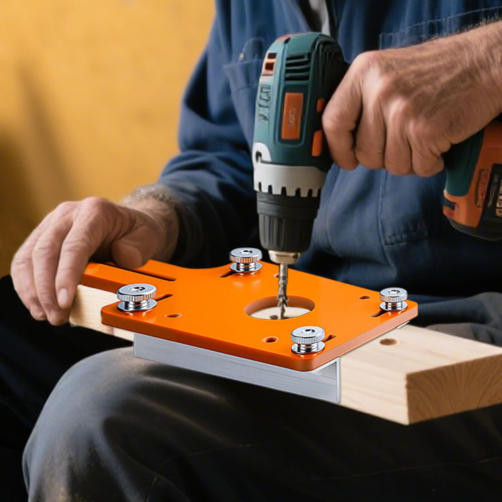 Template Router,Jig Ergonomico per Lavorazione del Legno - Guida Regolabile per Scanalature Ad per Tavole Falegnami Appassionati Fai Da Te Ebanisti