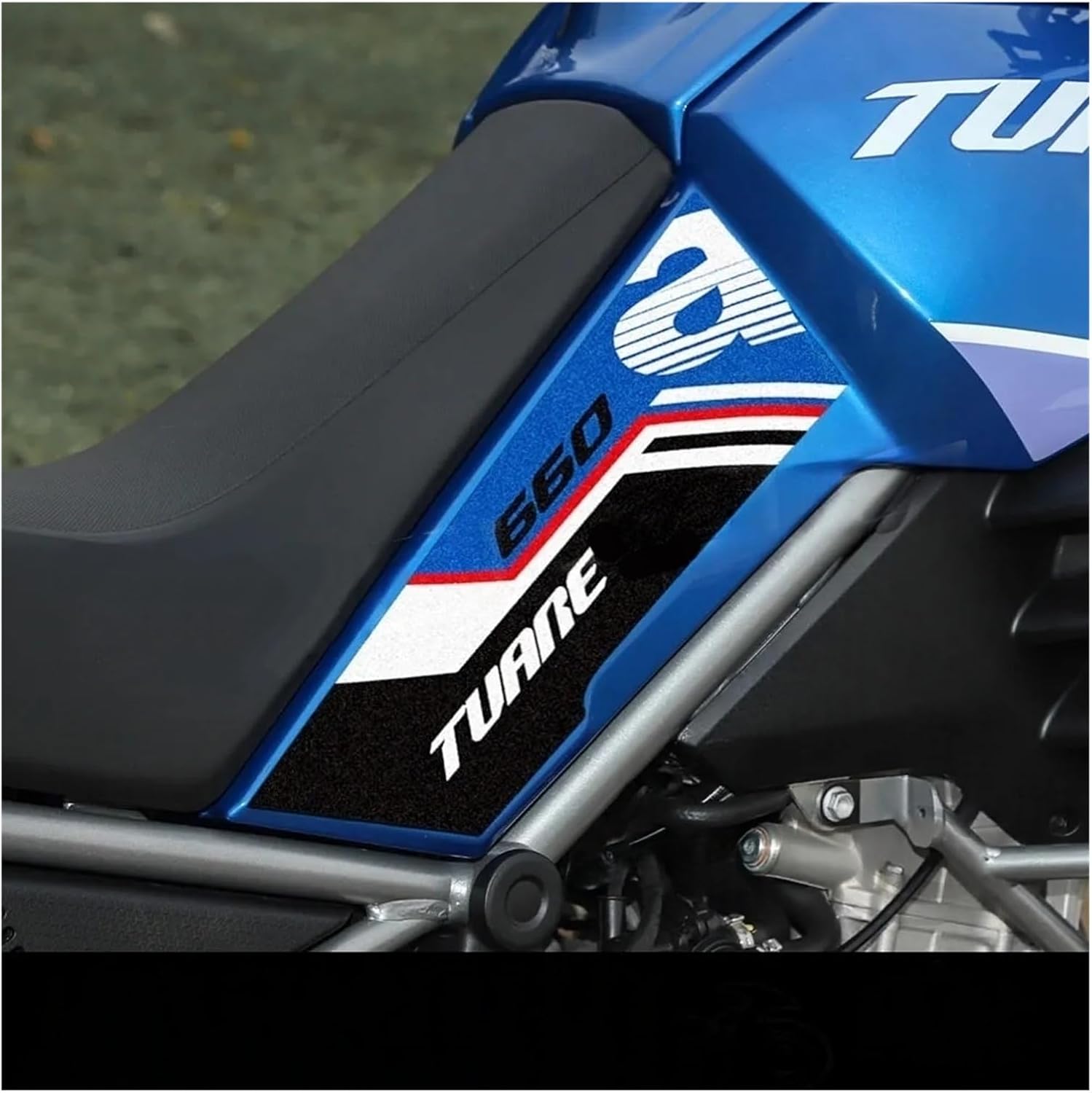 Motorcycle Tank Sticker Motorcycle Fuel Tank Pad Sticker Motocross Knee Grip Protection Decals for Aprilia Tuareg 660 2022-2025.