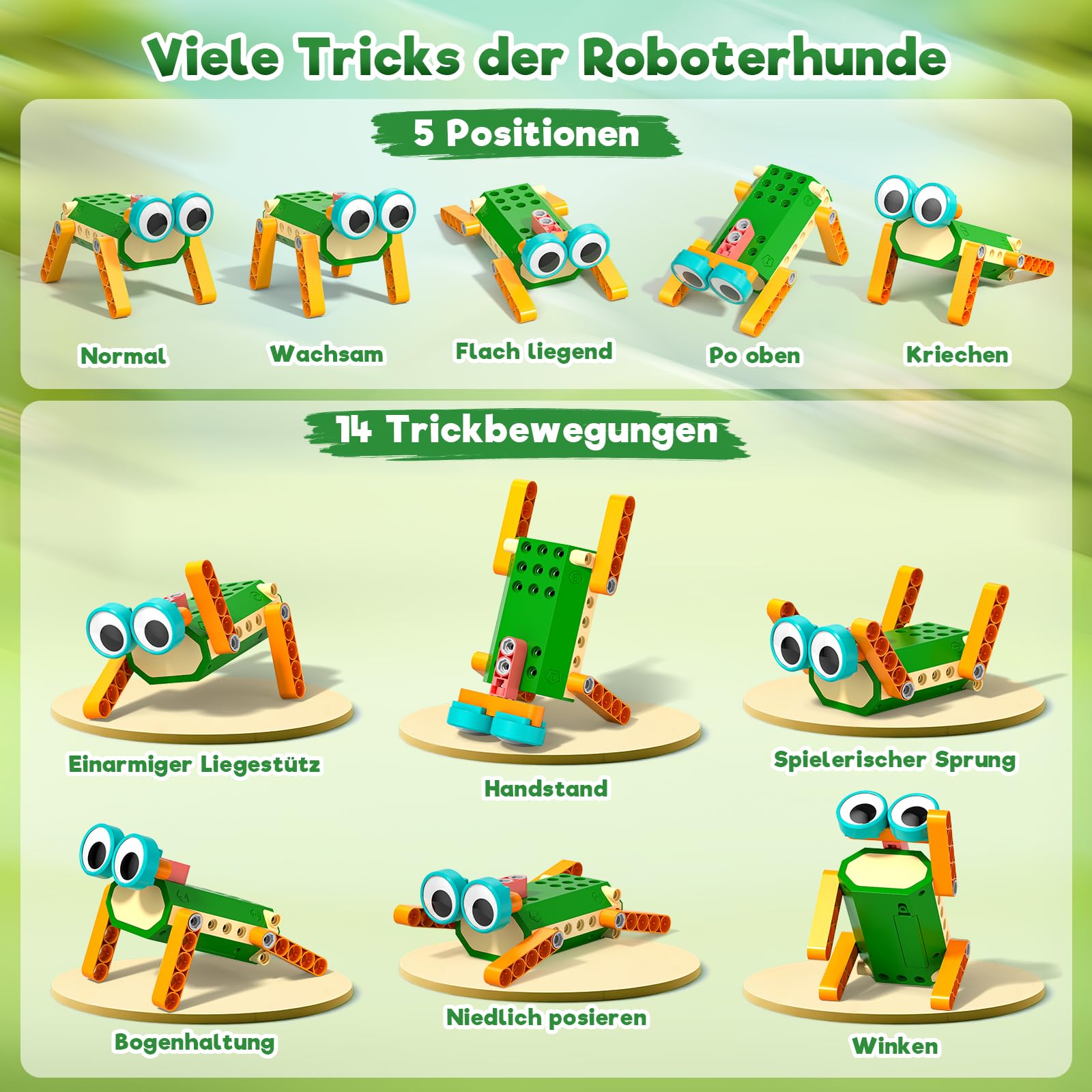 Technic Roboter Bauspielzeug Bausatz ab 6+, 33+ IN 1 RC Roboter und Auto | 150PCS, STEM Ferngesteuert Robot Bausatz Kinder, RC Programmierbar Spielzeug Geschenk ab 6 7 8 9 10 11 12 Jahre Jungen
