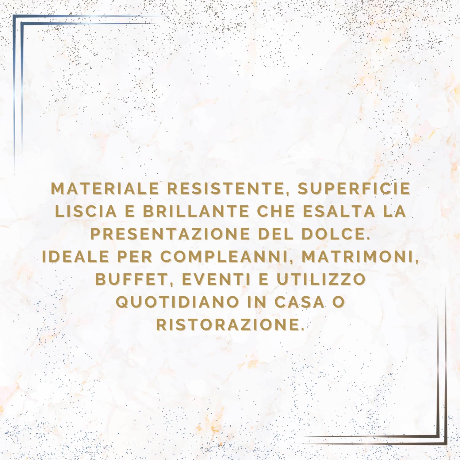 Alzata Porcellana 30 x 9 H cm Piatto Porta Torta Elegante con Base Ideale Dolci Dessert Eventi Buffet Idea Regalo (Senza Cupola)