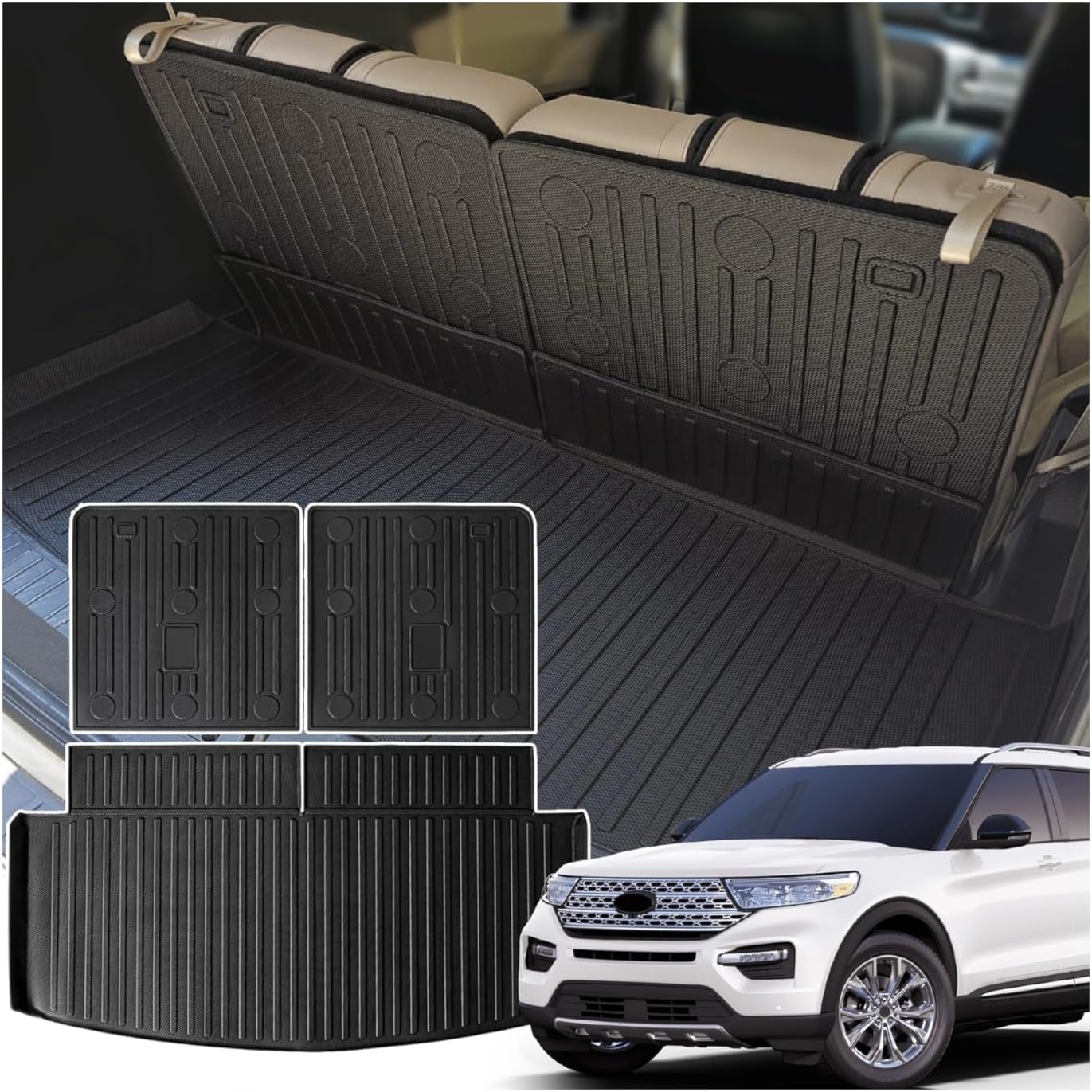 KUST Custom Fit Trunk Mat For 2020-2024 2025 Tesla Model Y Accessories - View #10