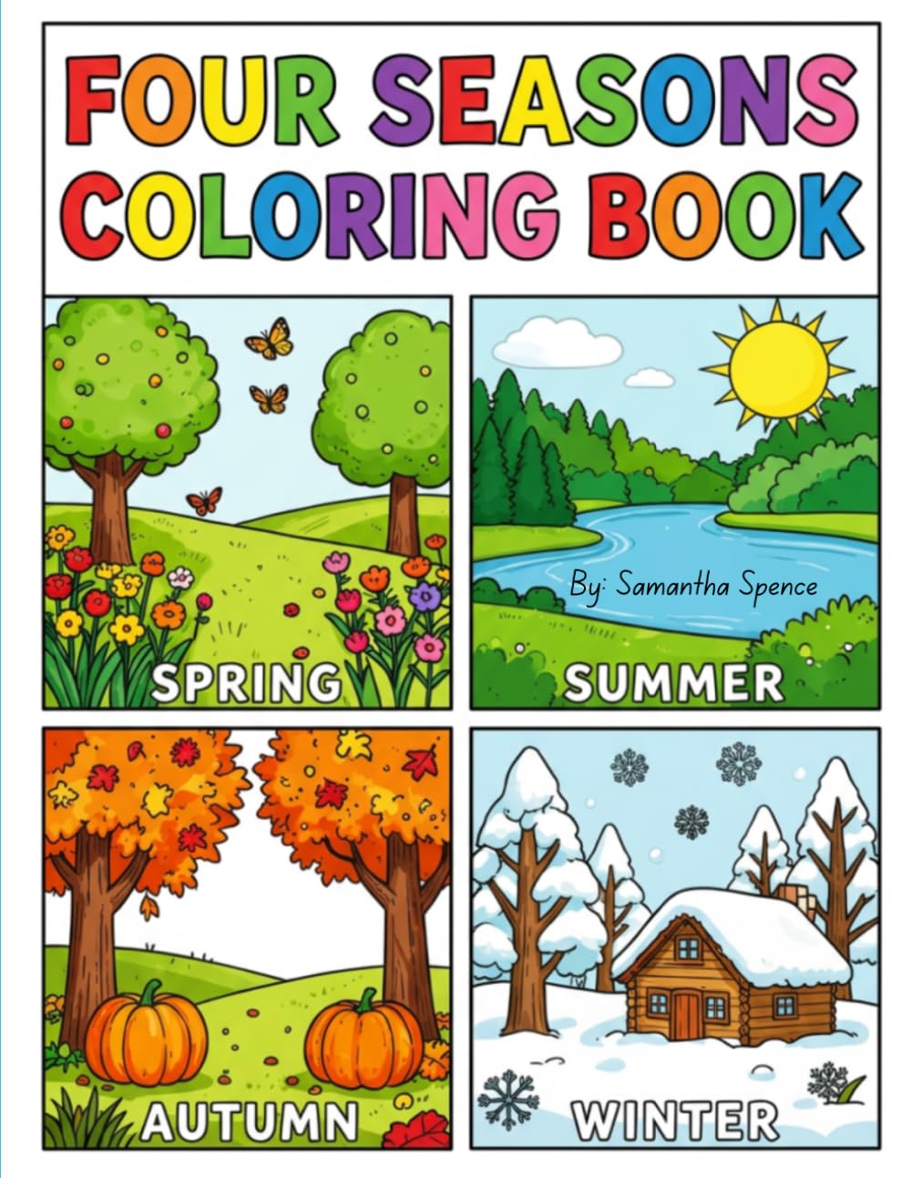 Four Seasons Coloring Book