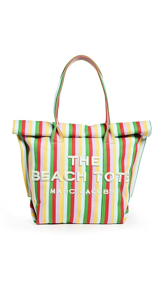 ★極美品★MARC JACOBS ジャガード ビーチ トートバッグ Amazon.co.jp: Marc Jacobs ストライプジャカードビーチトート