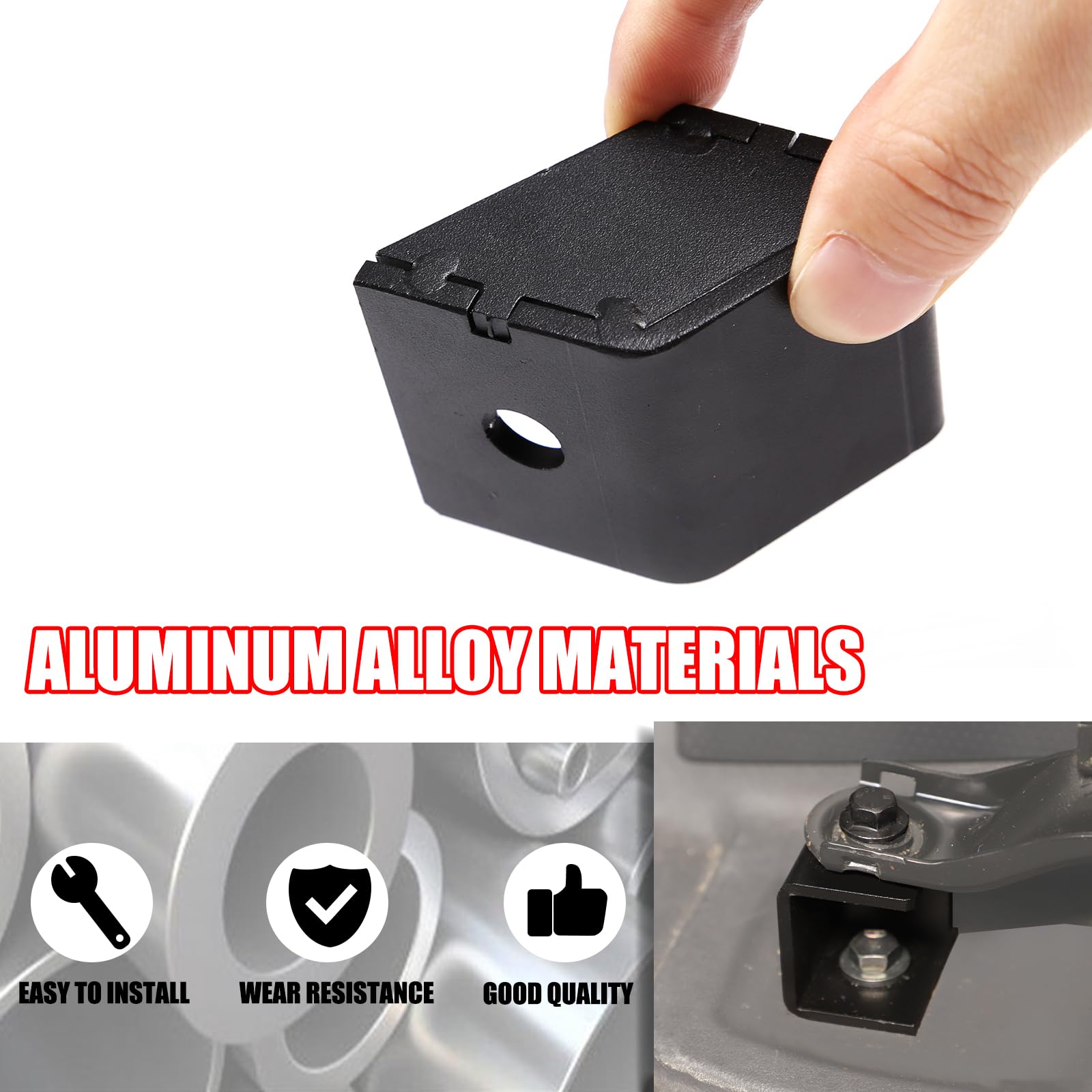 Kit De Surélévation De Siège Avant 3,8 Cm (1,5 Pouces) En Alliage D'aluminium - Pour Toyota 4Runner, Tacoma, Lexus GX, FJ Cruiser - Installation Facile, Vue Améliorée