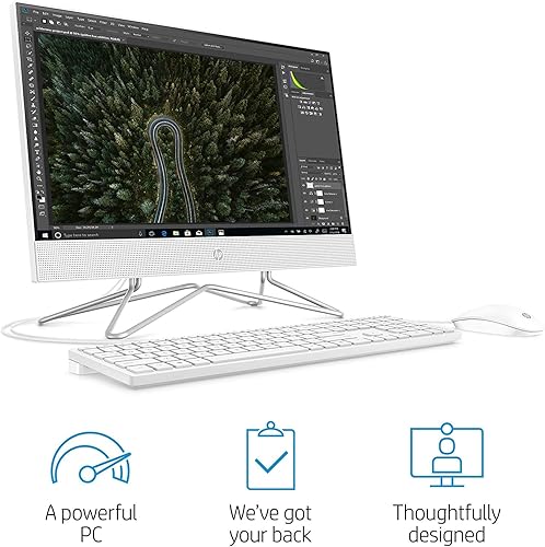 Miniatura 2 de HP Computadora de escritorio todo en uno FHD de 22 pulgadas 2022 - AMD Athlon Silver 3050U - 8GB DDR4 RAM-256GB SSD - WiFi Bluetooth - Windows 11