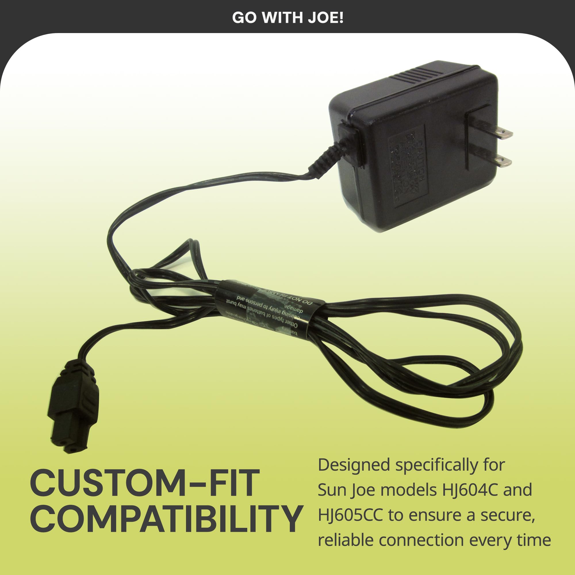 Amazon.com : Sun Joe HJ604C-CHRG Charger for HJ604C & HJ605CC