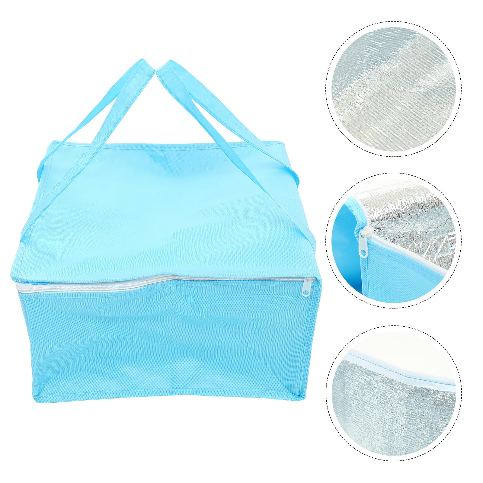BESTonZON Bolsa isotérmica, bolsa isotérmica, cesta de refrigeración, para tartas, picnic, almuerzo, bolsa para tartas, ensaladas, carne, bebidas, picnic, barbacoa, fiesta en la playa