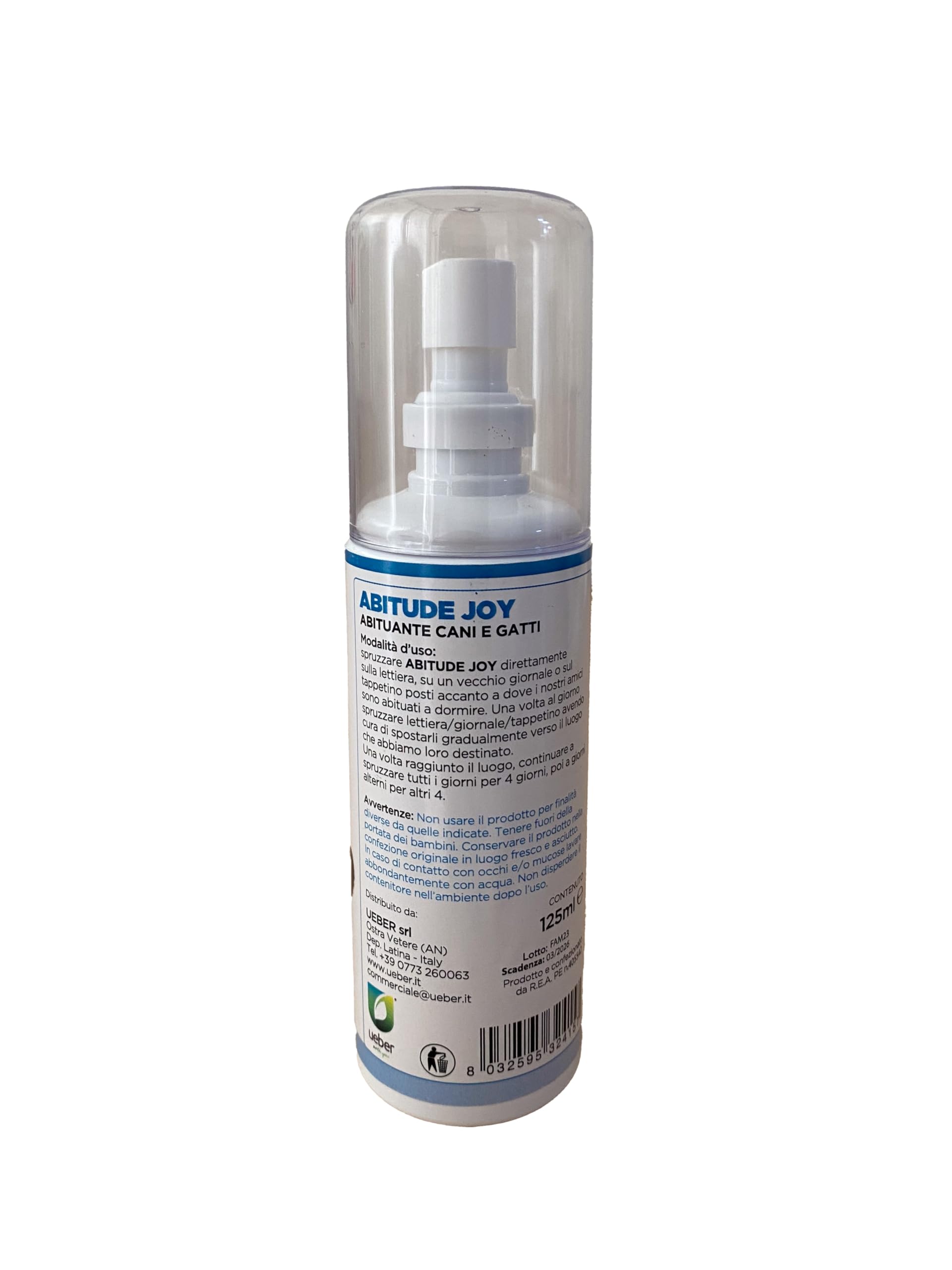 Generico Abitudine Joy - Spray Addestrante, abituante per Cani e Gatti - Sicuro e Efficace