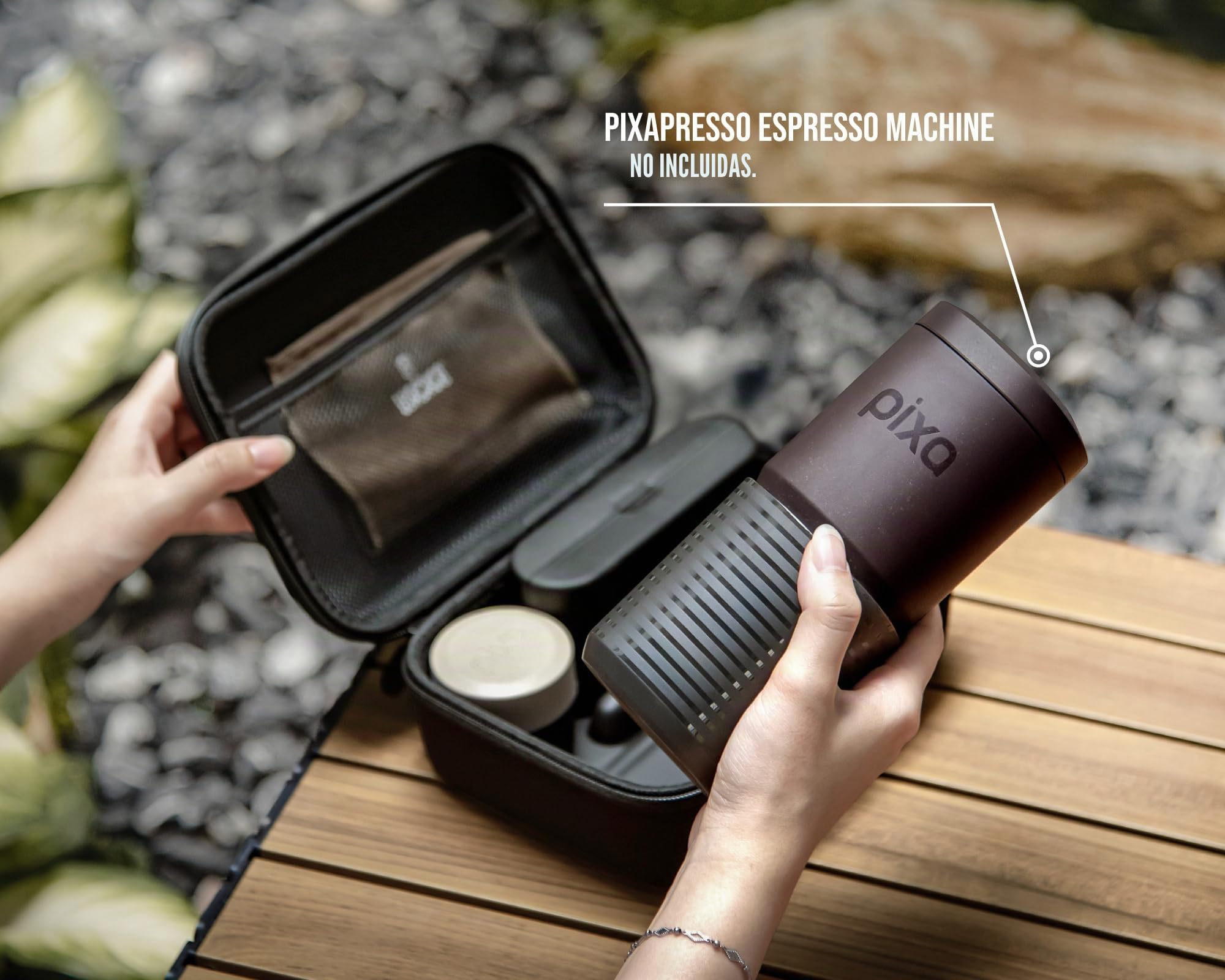 WACACO Pixapresso - Funda Protectora para Pixapresso, Negro