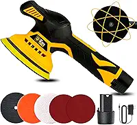Lixadeira Politriz Roto Orbital A Bateria Sem Fio 5000 Rpm Bivolt 12v 145 Mm C/Acessórios Blp120 The Black Tools