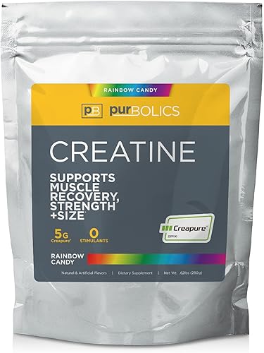 Creapure Monohidrato de creatina, creatina micronizada 0.18 oz, eleva el rendimiento y la recuperación del entrenamiento, aumenta la fuerza, mejora