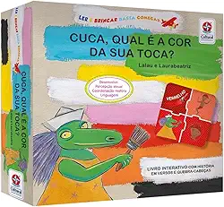 Ler e Brincar Basta Começar - Cuca, qual é a cor da sua toca? - Descubra as cores e personagens do folclore em um livro interativo com quebra-cabeça