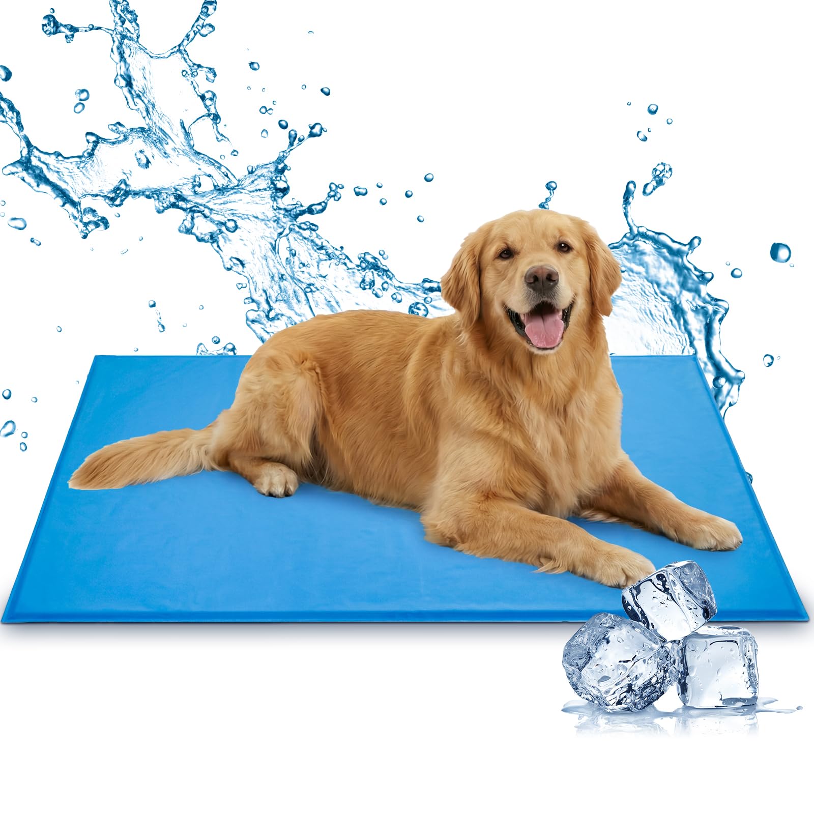 Cuccia rinfrescante per cani, 40x50 cm. Coperta rinfrescante per cani, cuccia rinfrescante per cani. Tappetino rinfrescante automatico per animali domestici. Ideale per cani e gatti in estate.