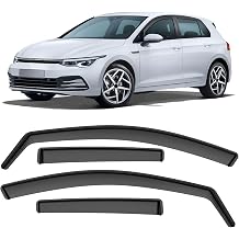 GEARMONSTER Wind Deflectors For VW Golf MK7 MK8 5 Door 2014-2023 4pcs