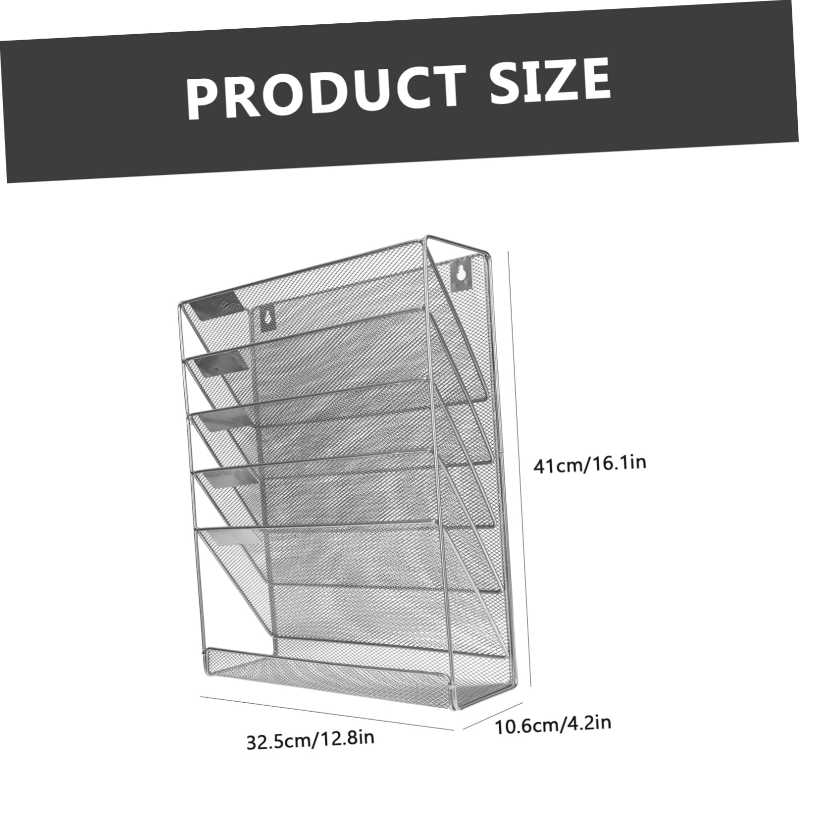 Organizer Parete Per Cartelle Sospese Portadocumenti Per Ufficio e Casa Multifunzione Per Documenti e Buste Design e Resistente Facile Riporre e Trovare