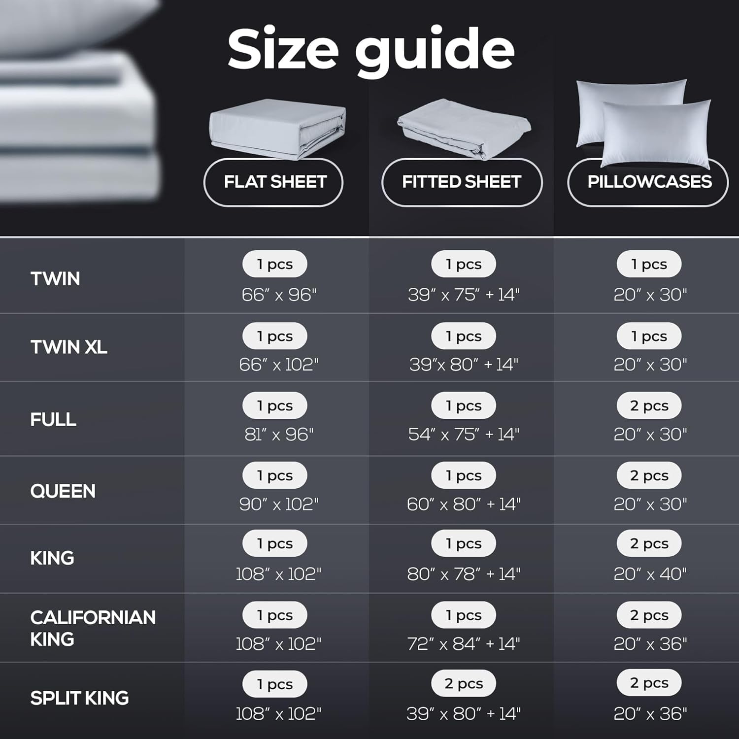 Silvery Silver Infused Bed Sheets Set, Queen