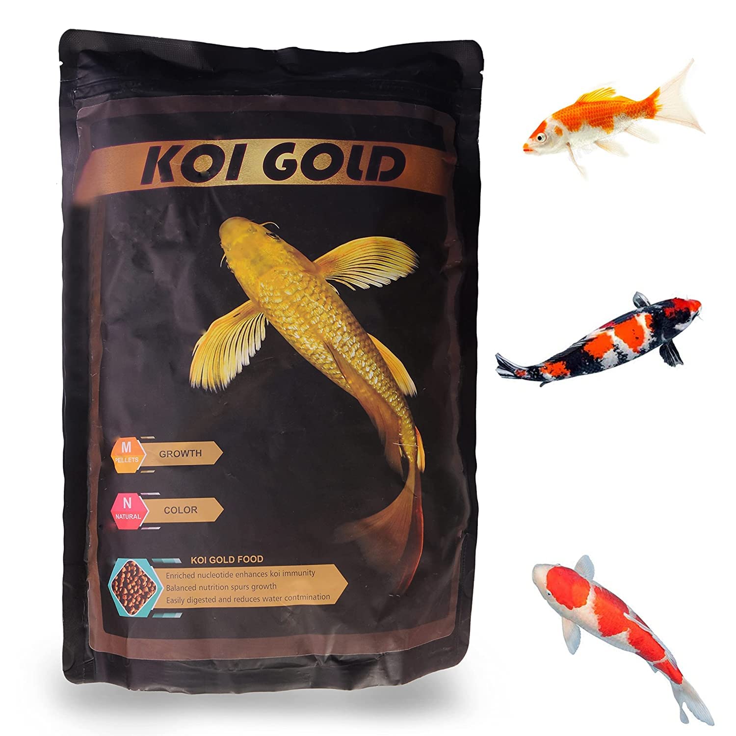KOI Gold Premium Koi Feed for All Kind of Koi's -1Kg