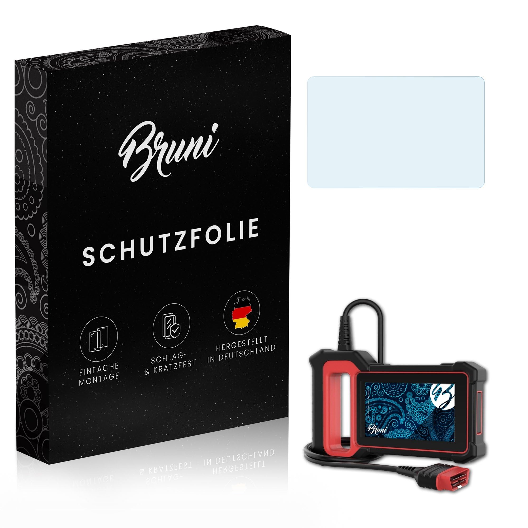 Bruni Screen Protector compatible with Thinkcar ThinkScan Plus S6 Protector Film, crystal clear Protective Film (2X)