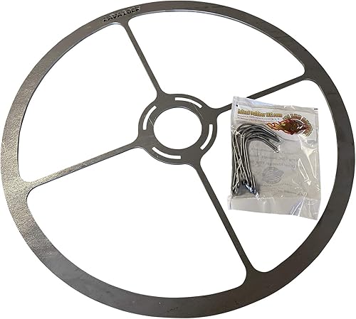 Miniatura 2 de LavaLock - Percha de acero de 316 pulgadas con 8 ganchos de acero inoxidable para Weber Smokey Mountain o 55 galones UDS