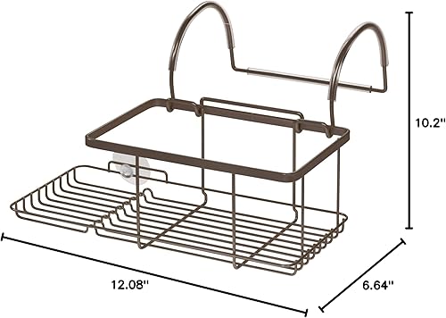 Miniatura 4 de iDesign - Organizador para bañera lateral Everett, color bronce