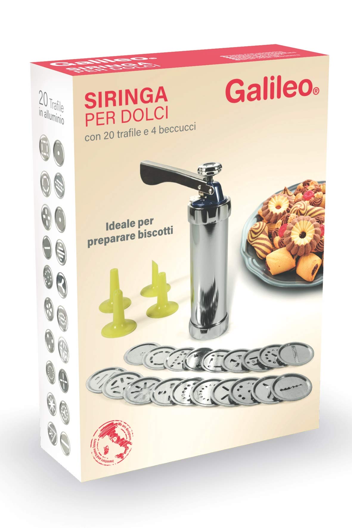 Galileo 2192048 Bistecchiera 26x36 cm in alluminio pressofuso manico