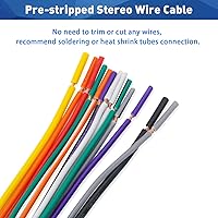 Vista 6 de Adaptador de arnés de cableado de radio posventa para Jeep Wrangler Compass Chrysler Dodge, arnés de cable de estéreo, cable de altavoz