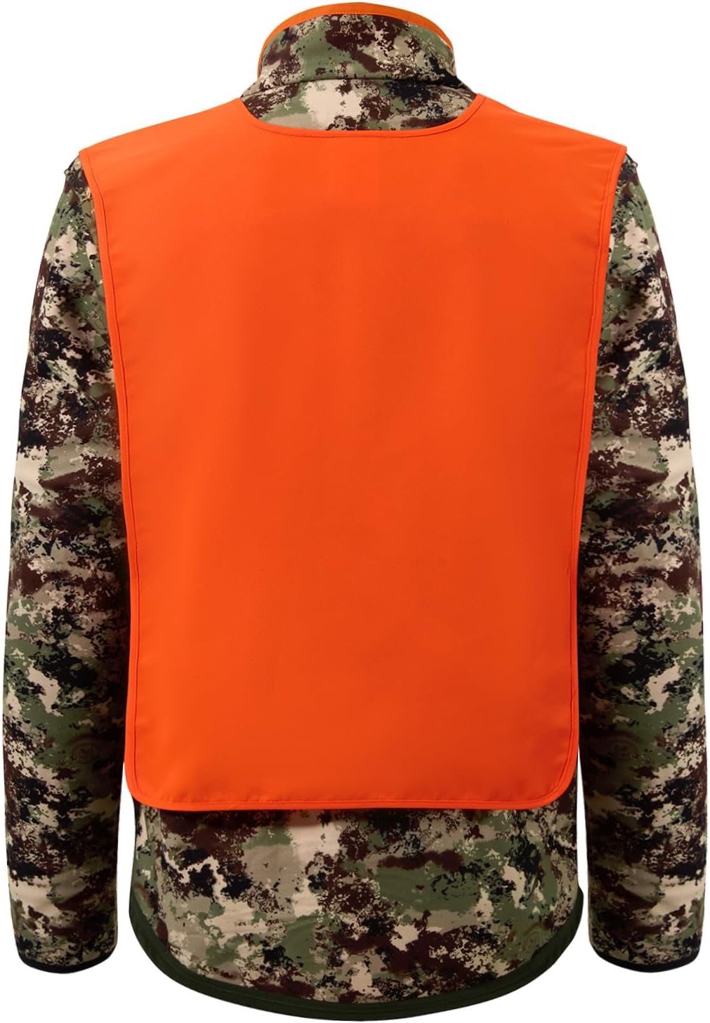 BASSDASH Blaze Orange Hunting Safety Vest Unisex Highly Visible All Season Water-resistant Lightweight FV18 - Image 2