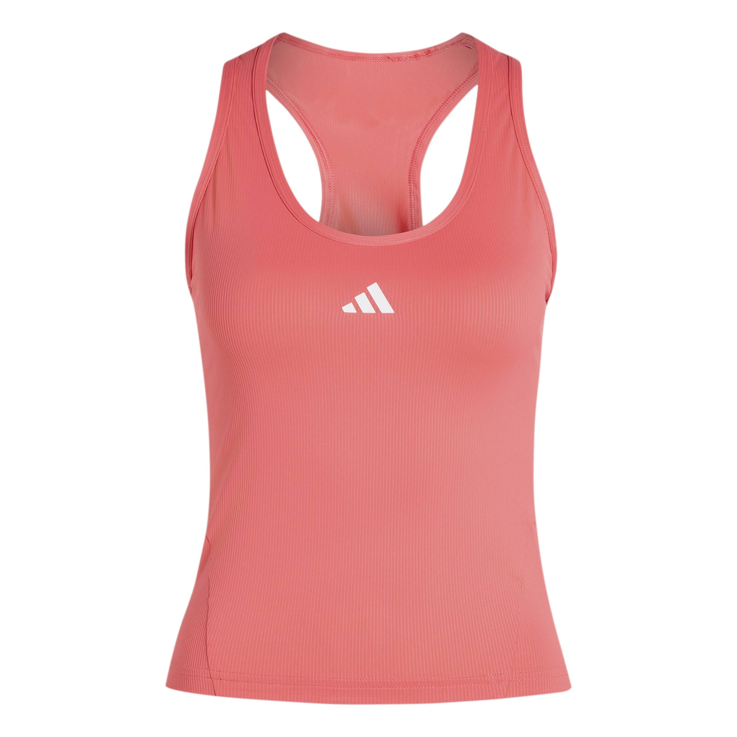 adidas Women's Club Tennis Climacool Midi Tank Shirt, Pure Turbo, XS