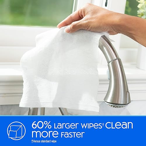 Miniatura 4 de Nice 'N Clean Toallitas desinfectantes para superficies de 72 unidades  Limpia y desinfecta superficies del hogar y la cocina  Aroma a limón