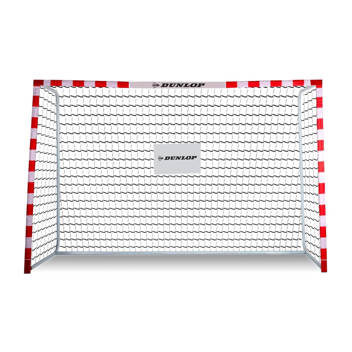 Dunlop Bramka do piłki nożnej – bramka do piłki nożnej 300 x 200 x 110 cm – bramka do piłki nożnej do ogrodu, dla dzieci i dorosłych – akcesoria treningowe do użytku wewnątrz i na zewnątrz – metalowa,