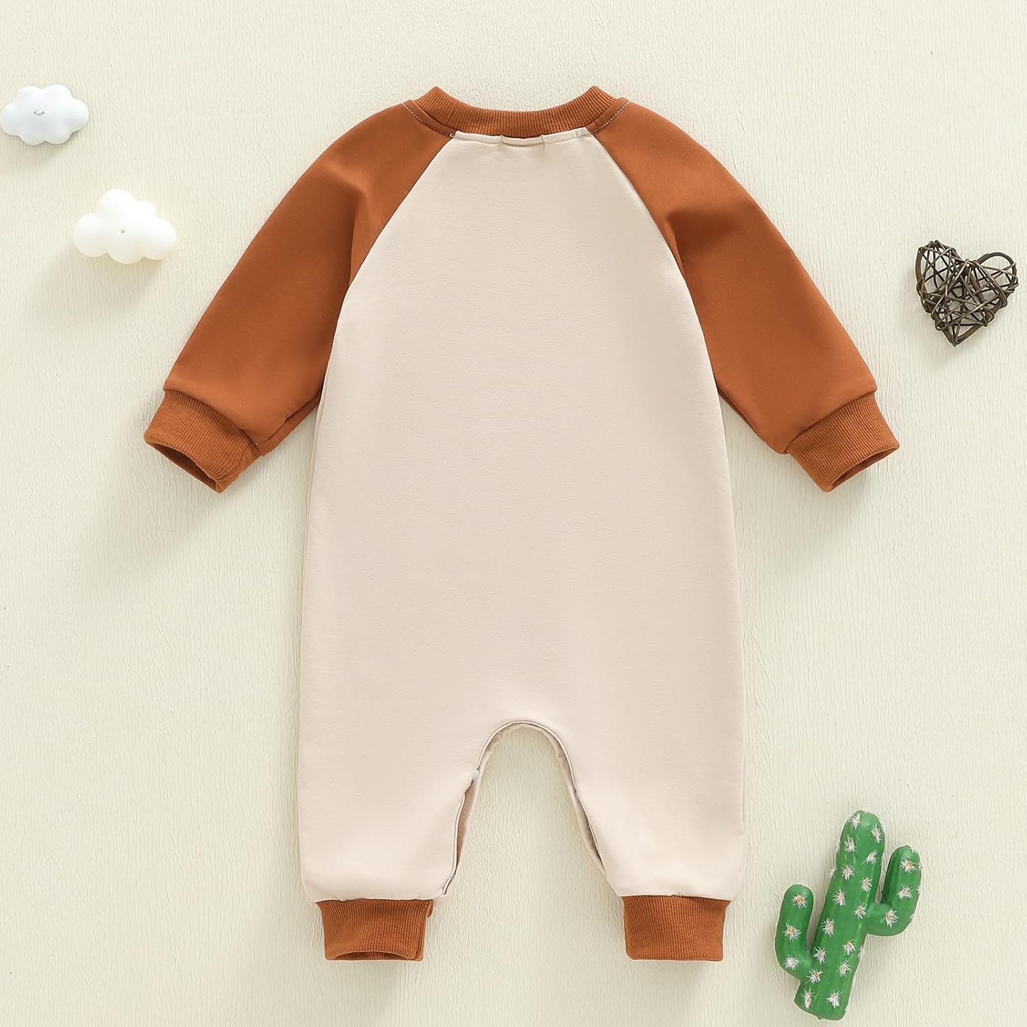 Newborn Baby Girl Cowgirl Outfit Long Sleeve Romper Onesie Jumpsuit Infant Western Clothes - Image 4