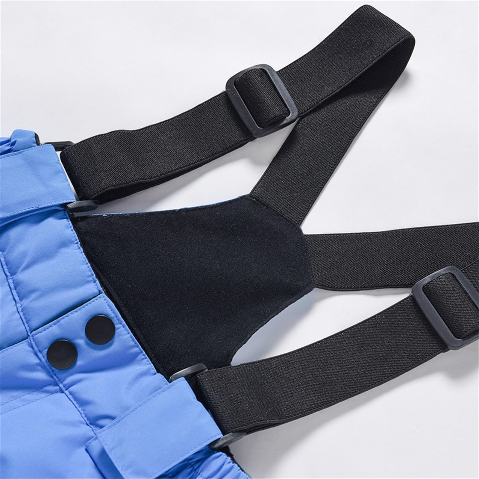 Pantalon de ski pour enfant garçon et fille – Salopette d'extérieur imperméable coupe-vent – Pantalon d'hiver avec fermeture éclair et bretelles pour le ski et le snowboard