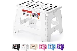 ACSTEP 9 Inch Foldable Step Stool - Portable Collapsible Step Stool for Adults