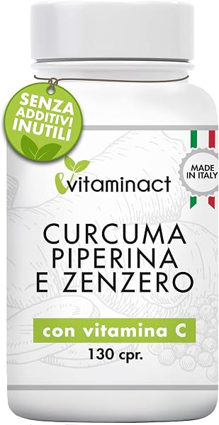 Vitaminact Curcuma Piperina Plus Zenzero Compresse