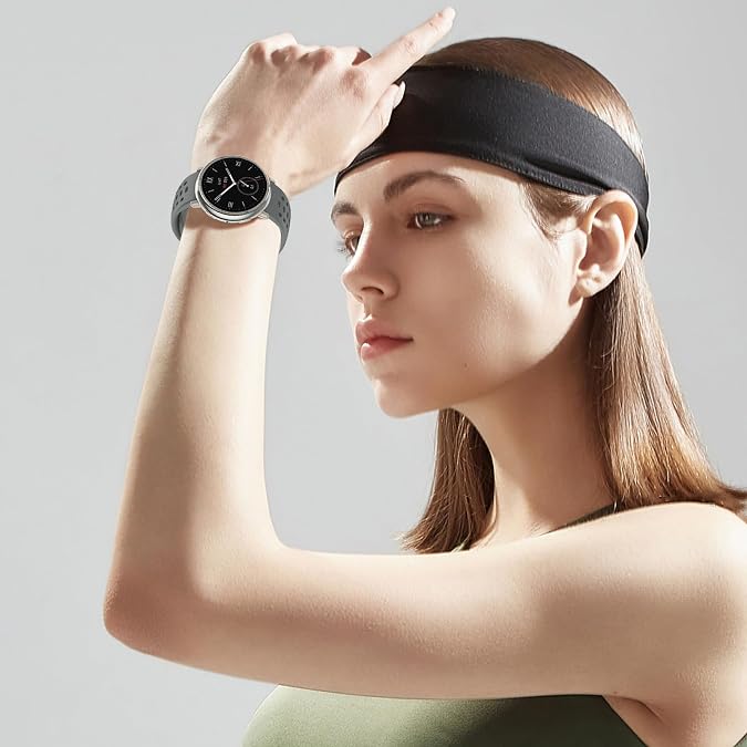 Silicone Watch Strap 20mm for Amazfit Active 2/Active/Amazfit GTS/GTS 2/2e/GTS 3/GTS 4/GTS4 Mini/GTR Mini/Bip/Bip U/BipU Pro/Bip 3/Bip3 Pro/Pop/Pop Pro