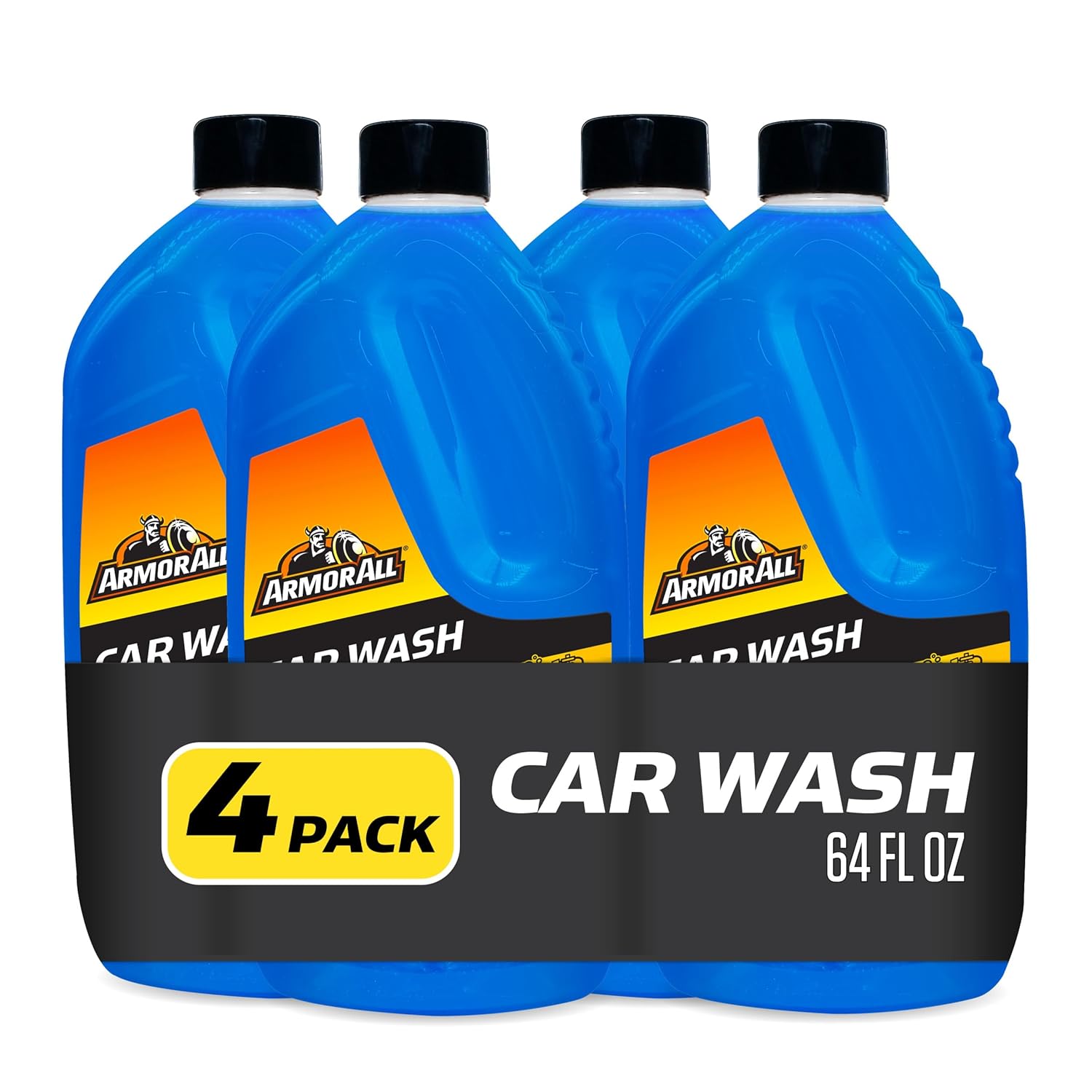 Armor All Foam Action Car Wash Soap Cleaning Concentrate for Cars Trucks and Motorcycles 64 Fl Oz Bottles