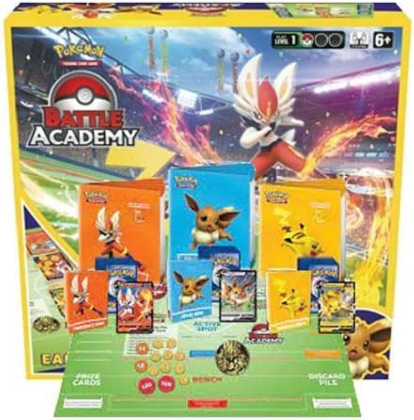 Buy Pokemon TCG 80906 Battle Academy 2022 Deck Set (3 Decks) 180