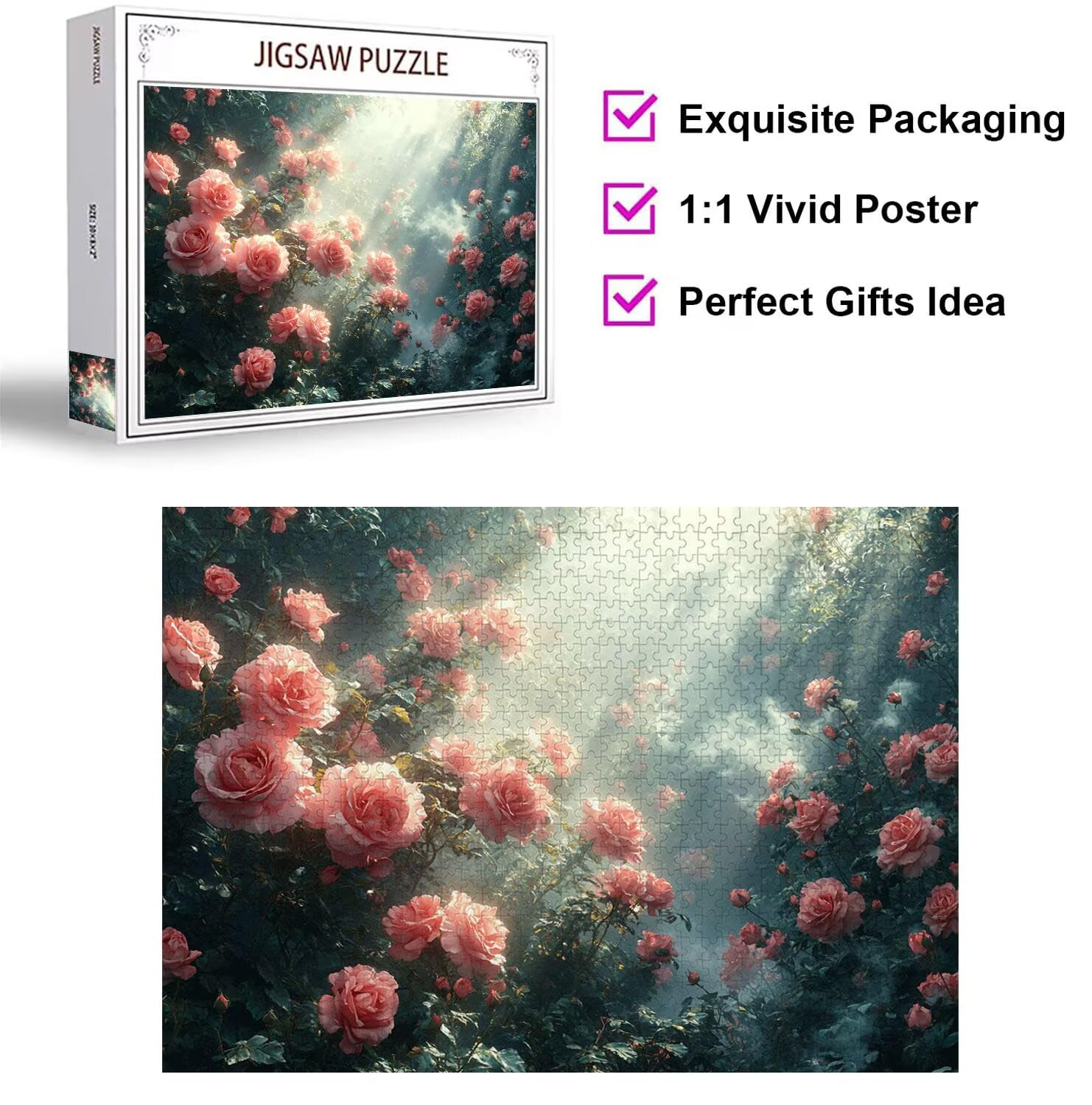 Puzzle 6000 Pezzi Foreste Puzzle Classici per Gioco Familiare, n-735