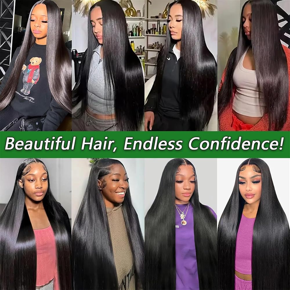 Straight Clip in Extensions Echthaar Haarverlängerung Remy Human Hair Menschenhaar Echthaar Extension Clips #1B Natural Black 120g 7Pcs Per Pack for Woman 18 Inch