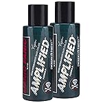 MANIC PANIC Enchanted Forest Hair Color - Amplified - (2PK) Semi-Permanent Hair Dye - Deep, Teal Green With Blue Undertones - For Dark & Light Hair - Vegan, PPD & Ammonia-Free For Coloring Hair