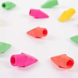 Charles Leonard Pencil Eraser Caps, Latex Free, Assorted Colors, 144/Box (71544) – view 3