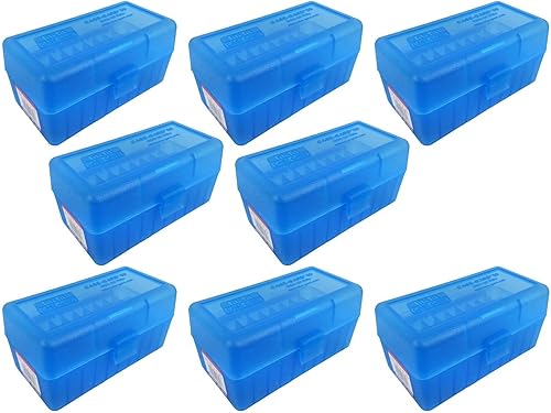 MTM 50 Round Flip-Top .22-250 a 7.62 X 39 Win Caja de munición (8 unidades)